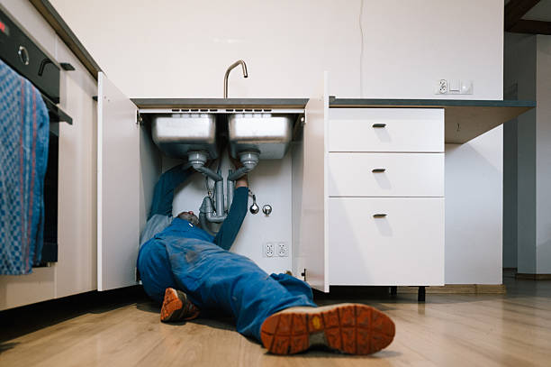Professional Drain Cleaning technician working in Moscow, OH